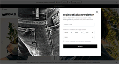 Desktop Screenshot of gasjeans.com